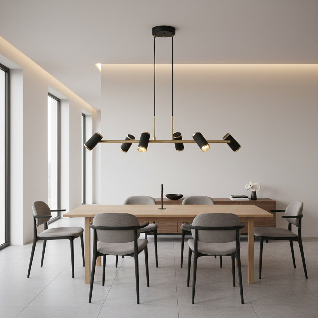 Lustra Suspendata cu 6 Spoturi Reglabile SILVANO