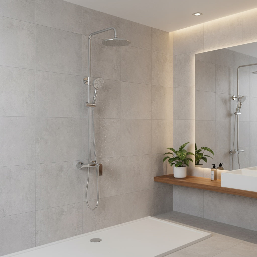 Coloana de Dus Crom Lucios 3 Functii