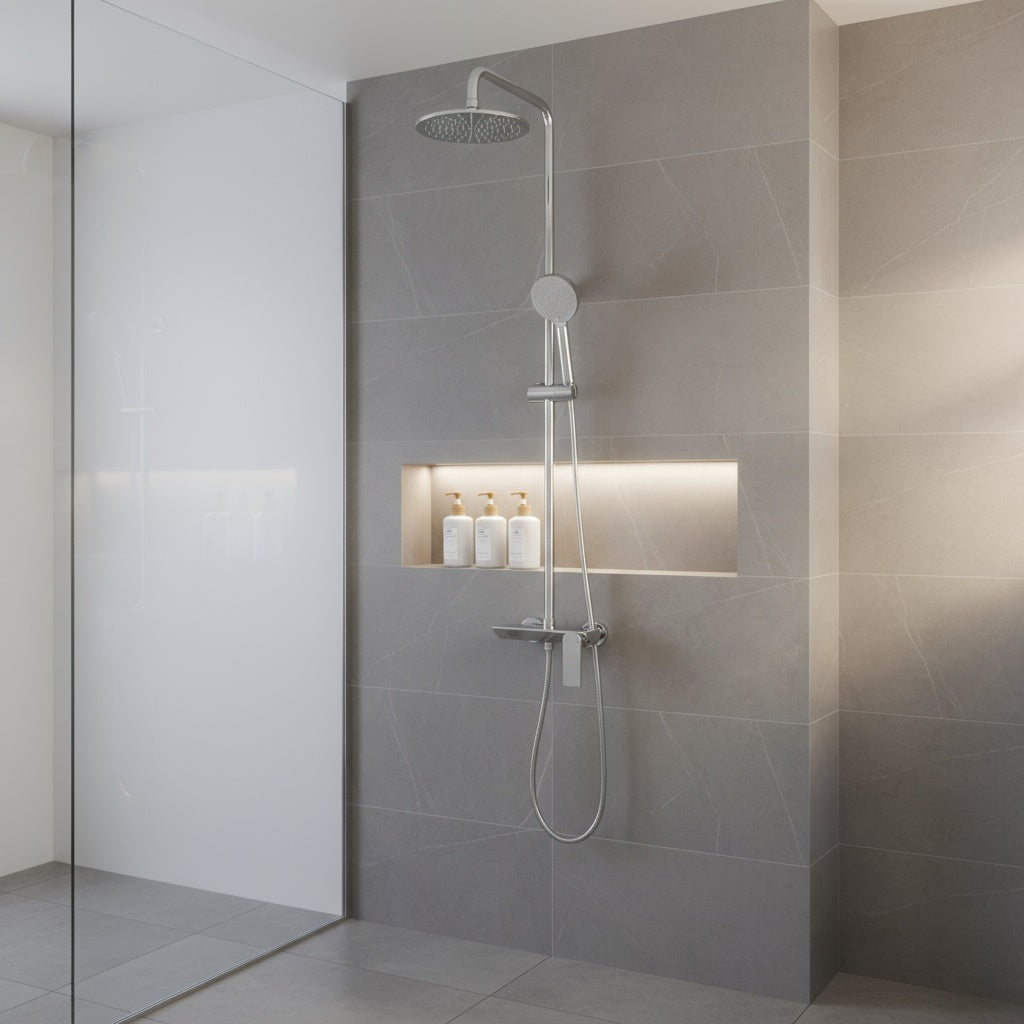 Coloana de Dus Crom Lucios 3 Functii