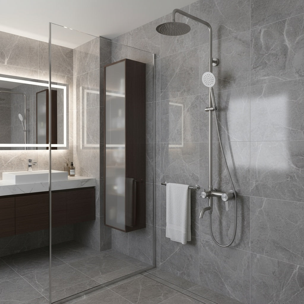 Coloana de Dus Inox Satinat