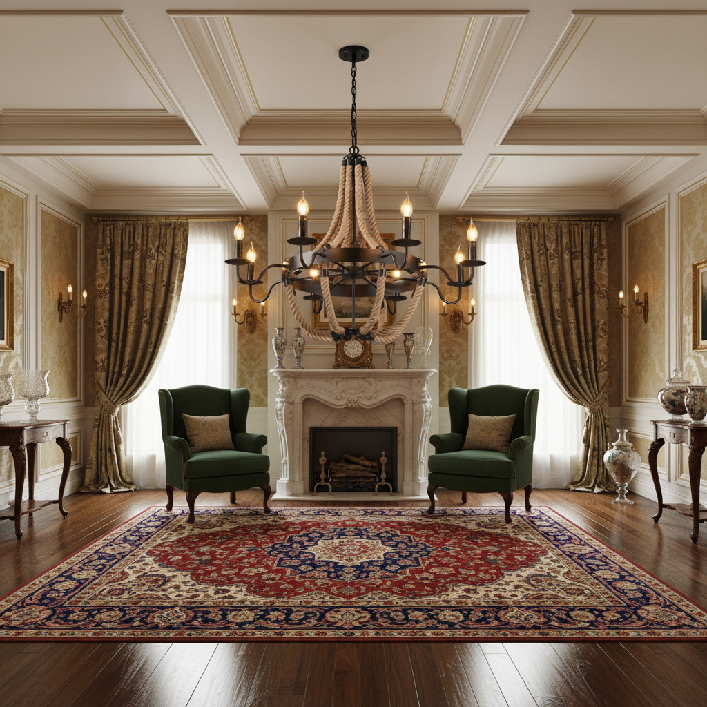 Lustra Circulara Rustica Octopus E14