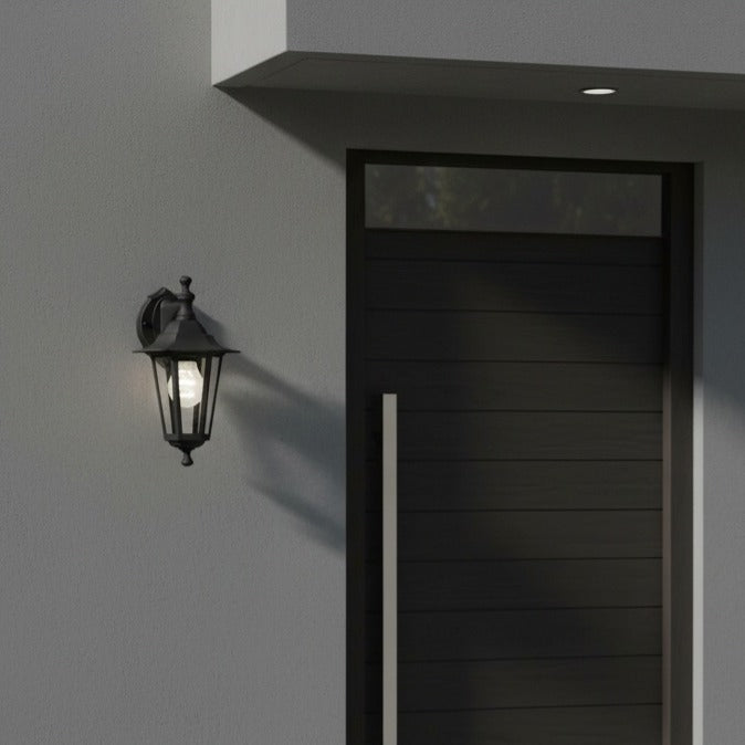 Aplica Exterior Tip Felinar LATERNA 4 Black 35CM NEAGRA / APLICA PERETE Wall Light Fixtures