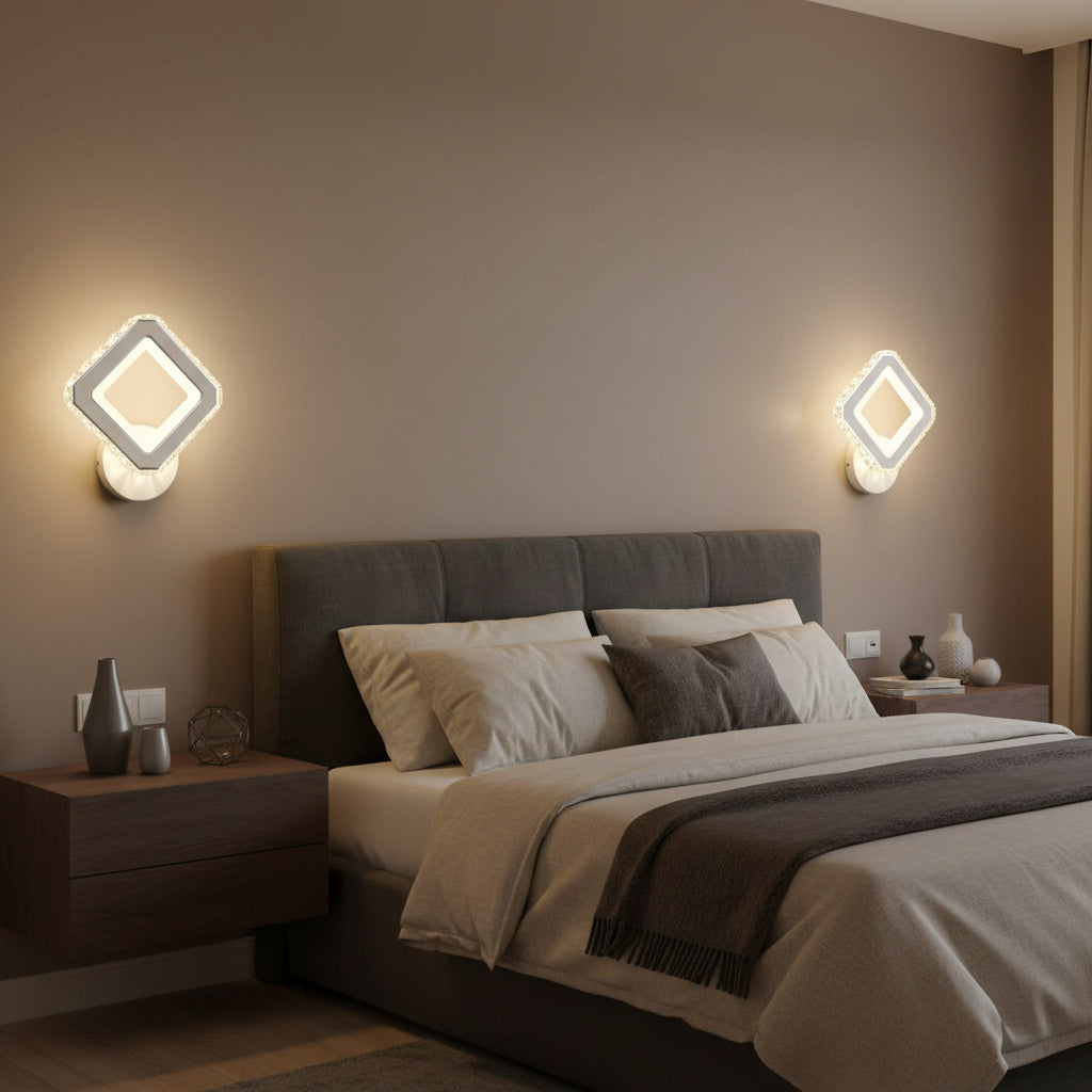 Aplica LED 26W DIAMOND Cristal White