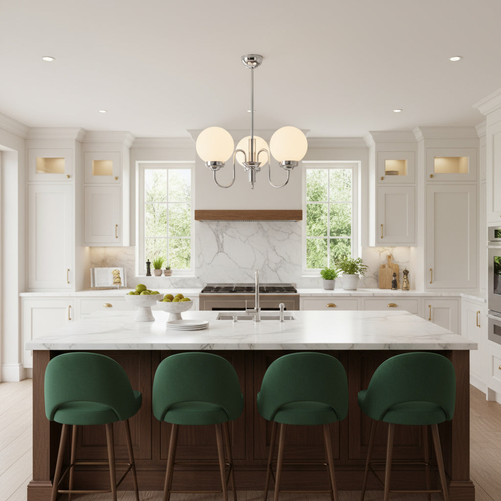 Lustra Abajur LOMA 3xE27 Crom