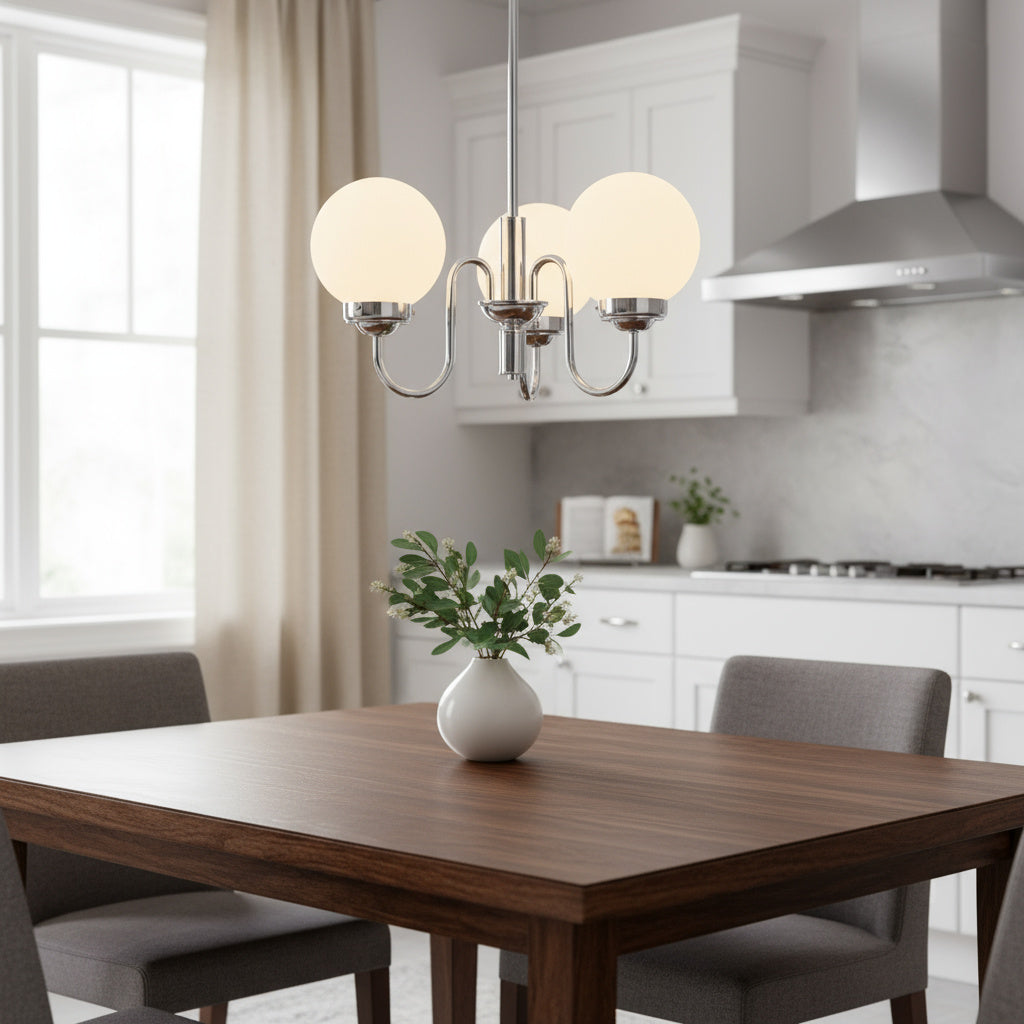 Lustra Abajur LOMA 3xE27 Crom