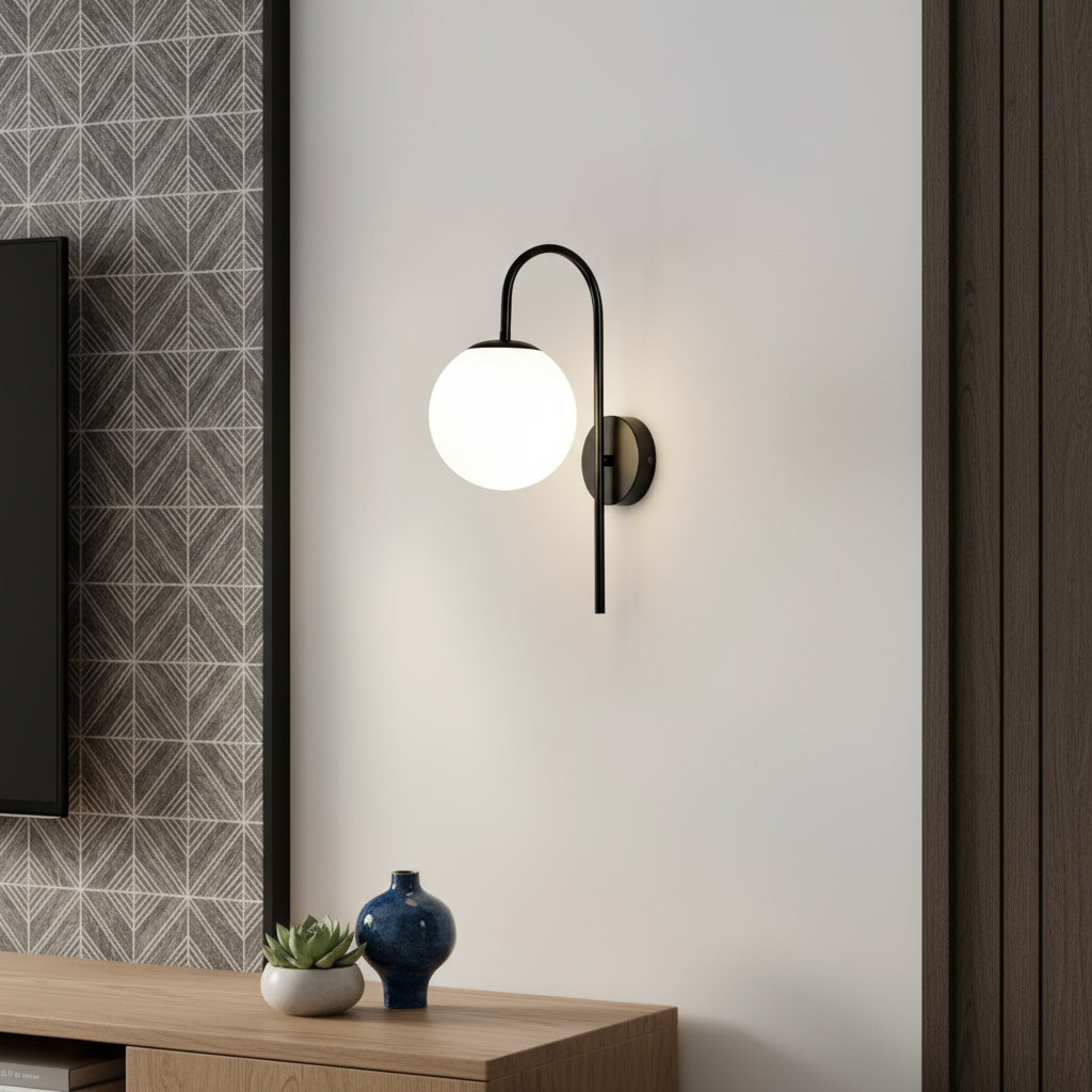 Aplica NARO Abajur 1xE27 Black