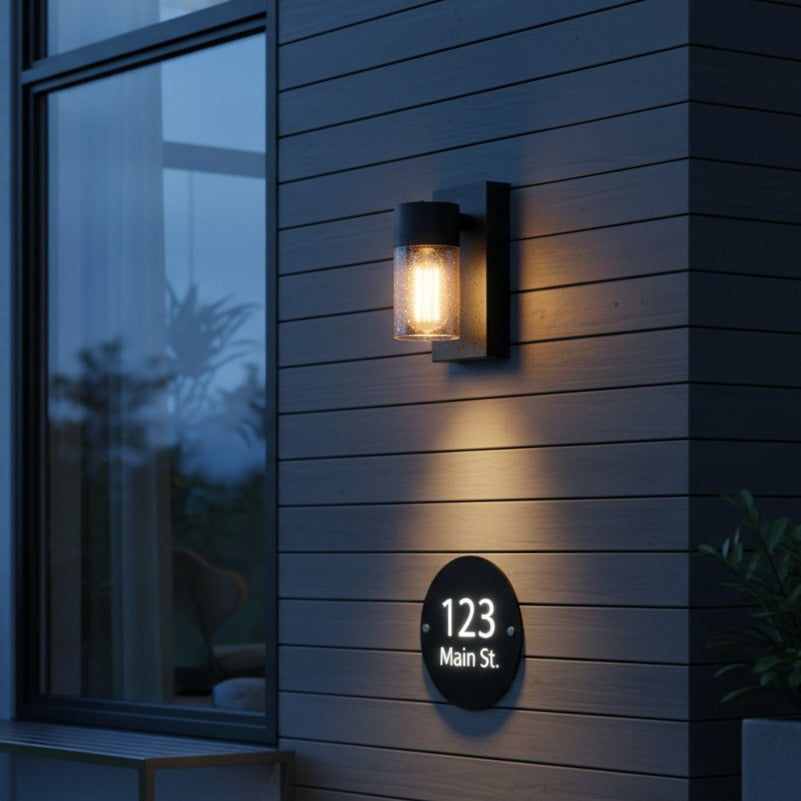 Aplică Exterior ZAHO Black 1xE27 IP65