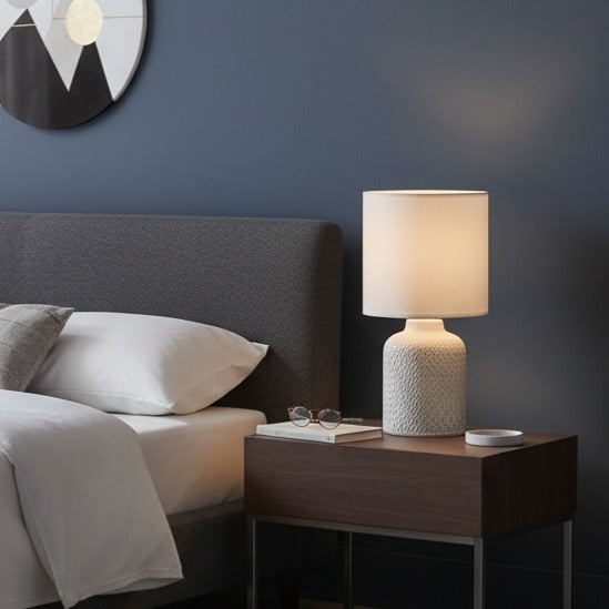 Veioza Decorativa BELLARIVA White 32CM VEIOZA DECORATIVA desk lamp