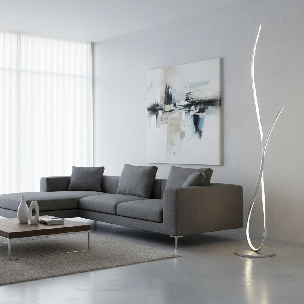 Lampadar LED GORE Silver 130CM