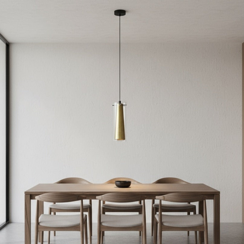 Pendul PINTO GOLD Gold & Black 1xE27 Eglo Ø11CM