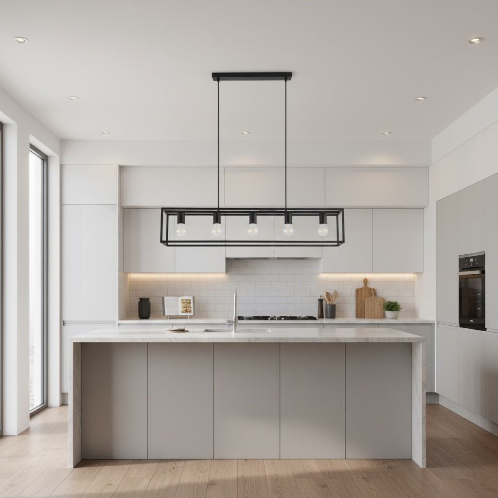 Lustra Suspendata ELDRICK Black Eglo