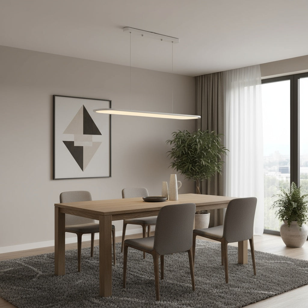 Lustra LED SURF Suspendata White Echivalent 300W Lighting Fixtures