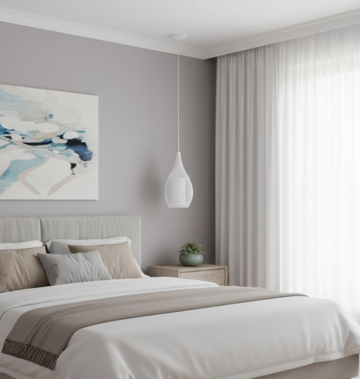 Pendul RAZONI White 1xE27 Eglo Ø19CM