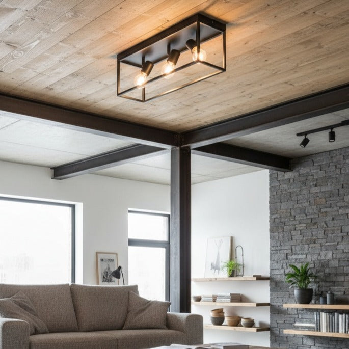 Lustra SILENTINA Black 54CM Eglo Lighting Fixtures