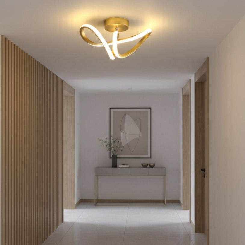 Aplica LED Serpent Gold Echivalent 200W