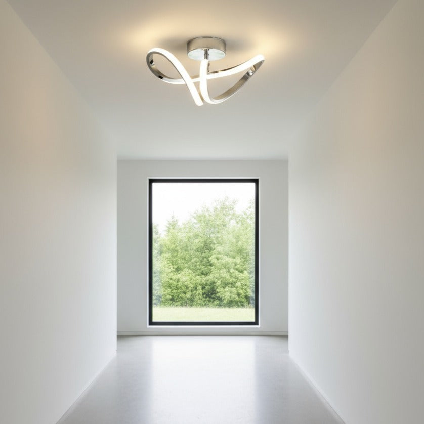 Aplica LED Serpent Silver Echivalent 200W