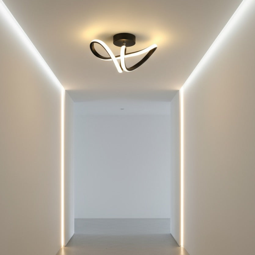 Aplica LED Serpent Black Echivalent 200W