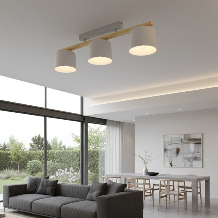 Lustra Grey & Brown MARIEL 91CM EGLO GRI Lighting Fixtures