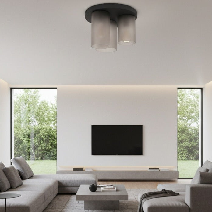 Lustra COLOMERA Black 35CM Eglo Lighting Fixtures