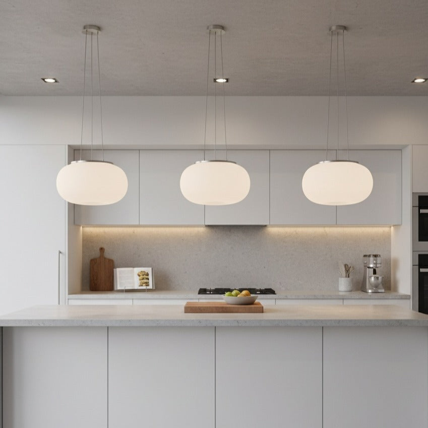 Lustra Suspendata OPTICA White Ø38CM Eglo