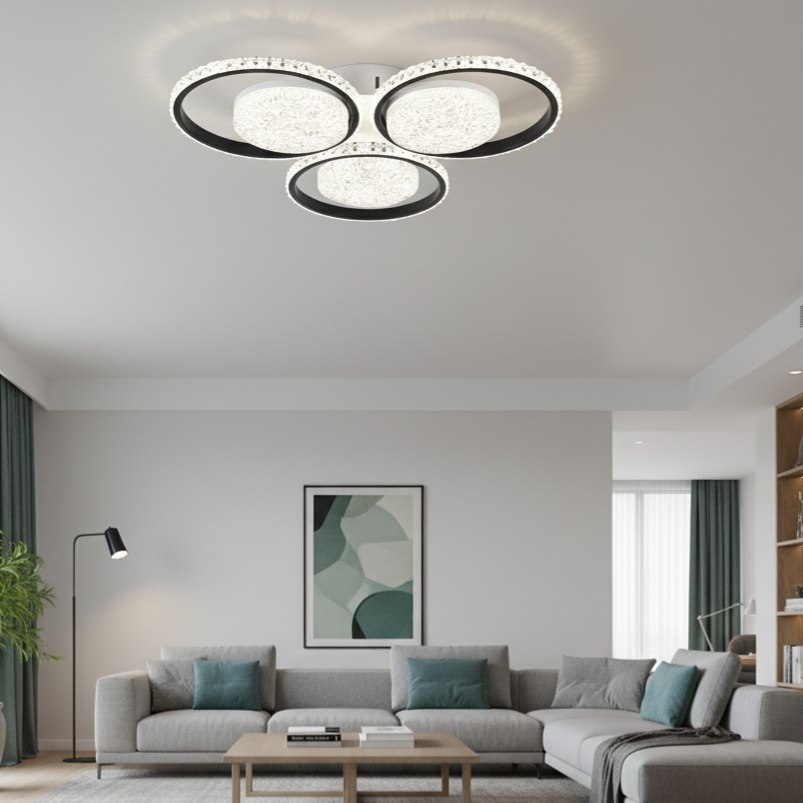 Lustra LEMYA White Echivalent 700W Telecomanda