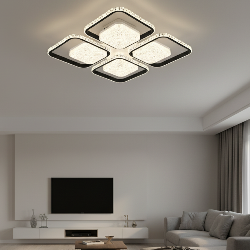 Lustra HIBO White Echivalent 1000W Telecomanda