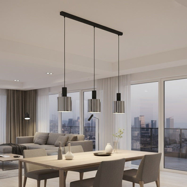 Lustra Suspendata GOROSIBA Black Eglo Chandeliers