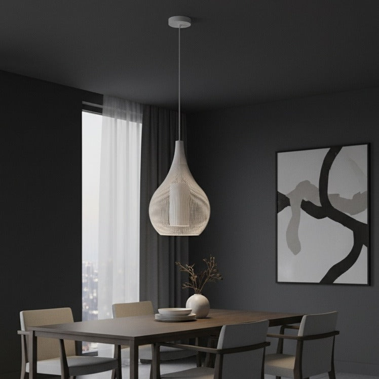 Pendul RAZONI 1 White 110CM ALBA / ABAJUR Lighting Fixtures