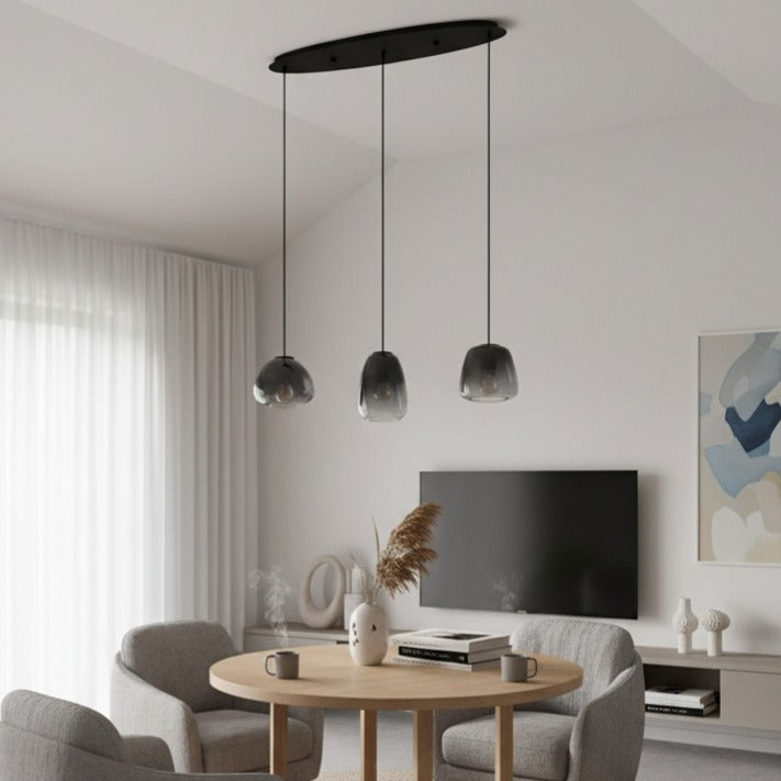 Lustra Suspendata AGUILARES Black 104.5CM NEAGRA / ABAJUR / 104CM Chandeliers