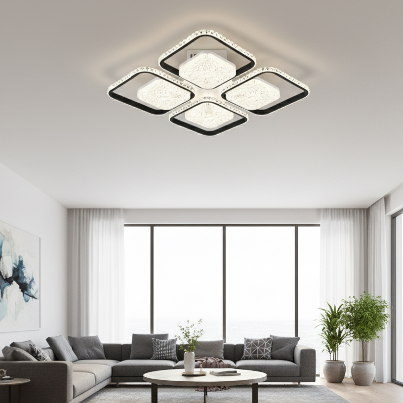 Lustra HIBO White Echivalent 1000W Telecomanda