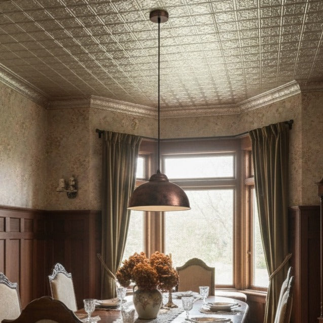 Pendul TRURO 2 Antique Cooper 110CM Eglo AURIU / ABAJUR Lighting Fixtures