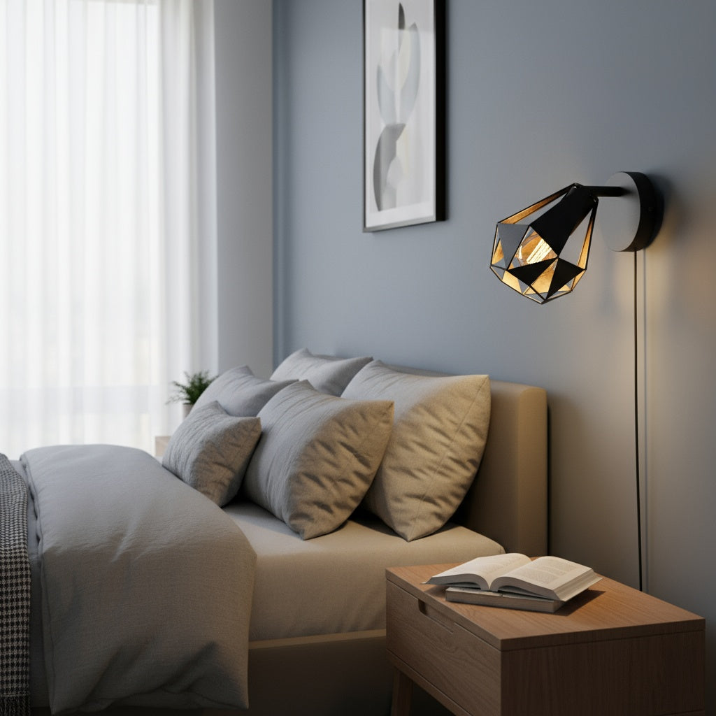 Aplica EGLO CARLTON 7 Black 1xE27