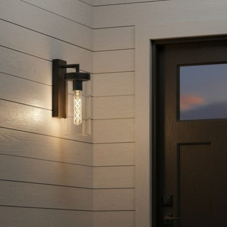 Aplica Exterior BOVOLONE Black Eglo NEAGRA / APLICA PERETE Wall Light Fixtures