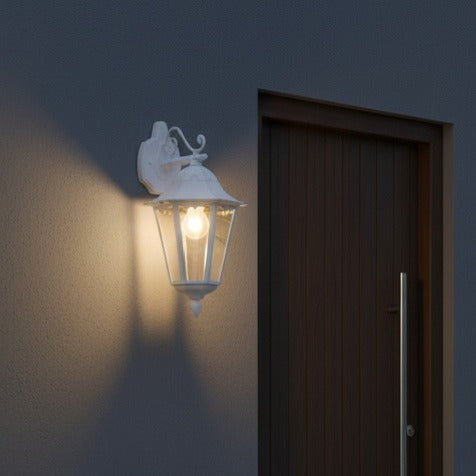 Aplica Exterior Tip Felinar NAVEDO White 47.5CM Eglo ALBA / APLICA PERETE Wall Light Fixtures