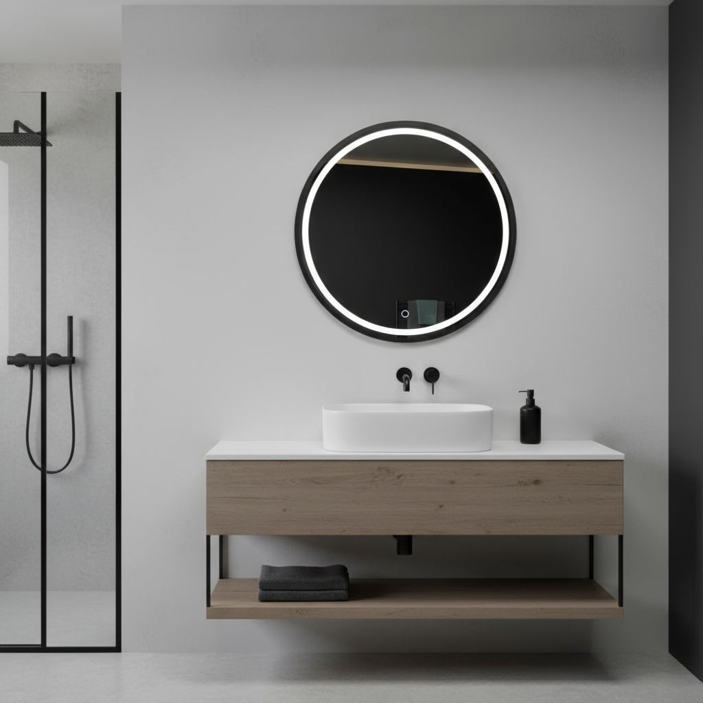 Oglinda LED Rotunda 90cm Touch LED MIRROR