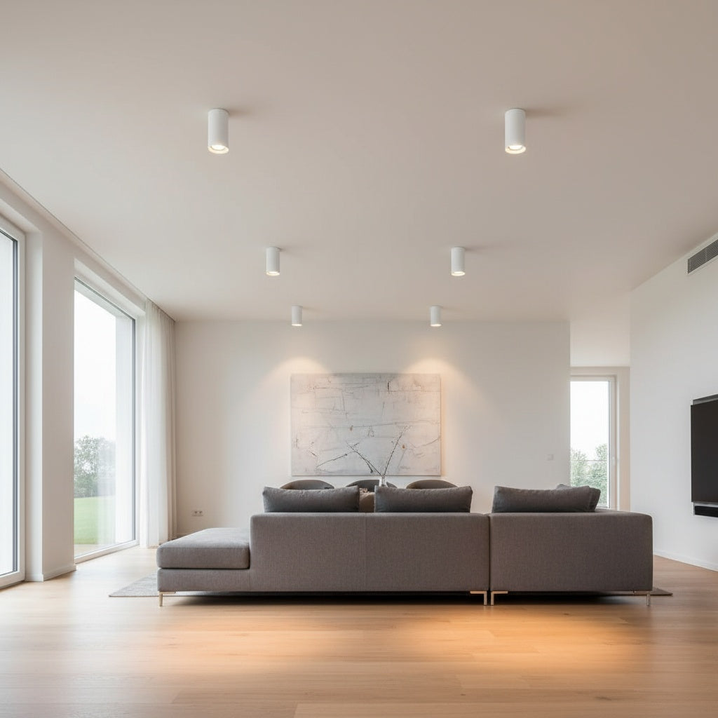 Spot Aplicat Rotund Alb Dulie GU10 Ø55x102mm led ceiling light