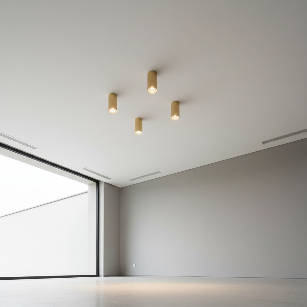 Spot Aplicat Rotund Auriu Dulie GU10 Ø55x102mm led ceiling light