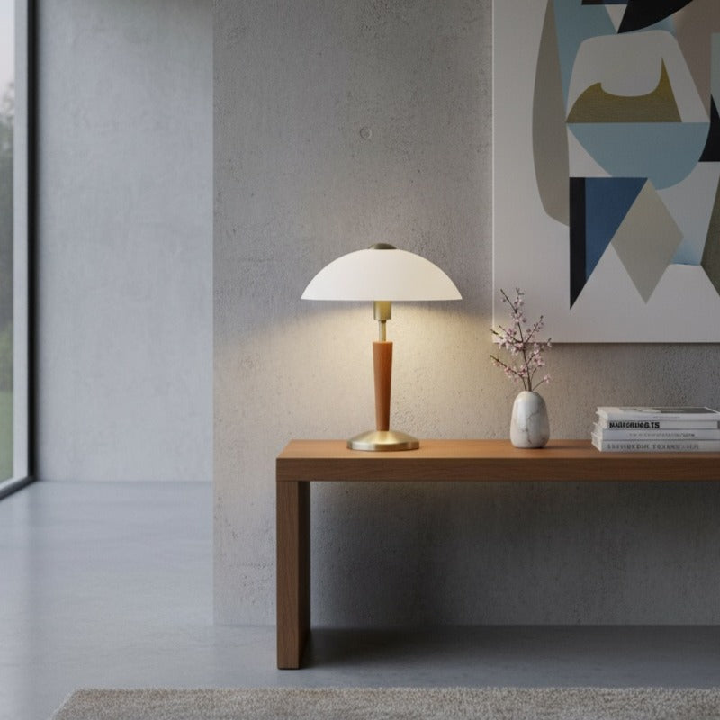 Veioza SOLO 1 Brown & White Eglo