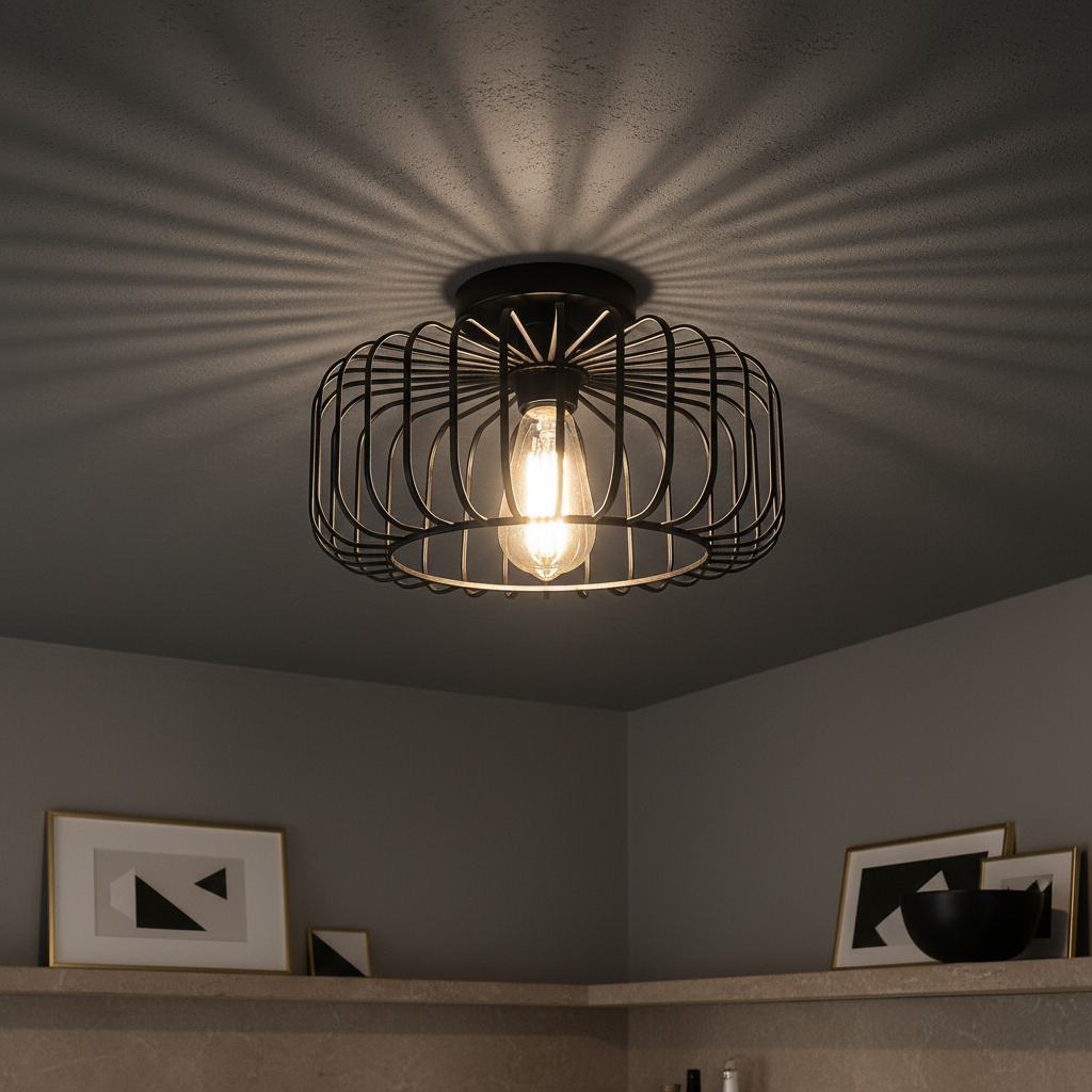 Lustra SEVI 1xE27 Black