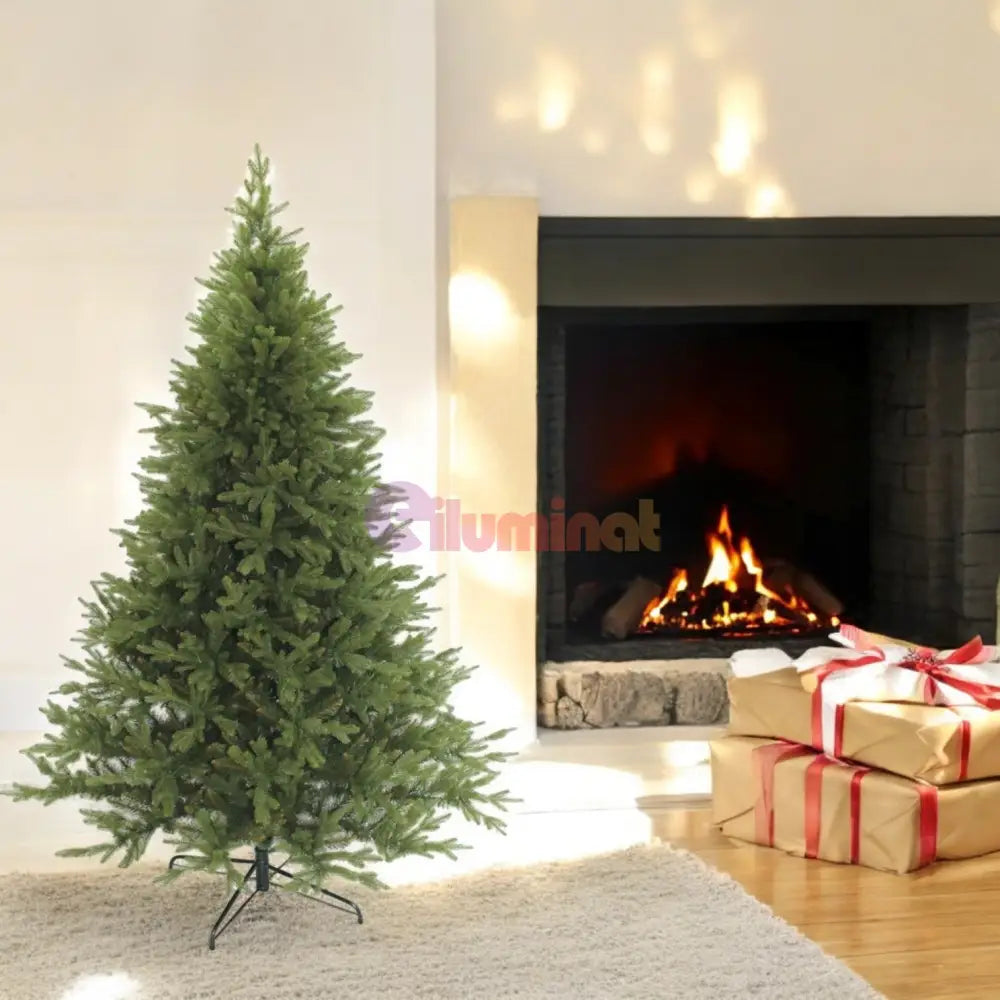 Brad Artificial De Craciun 210Cm Atlantis 650 Ramuri Cu Ace 3D Aspect Natural Christmas Tree