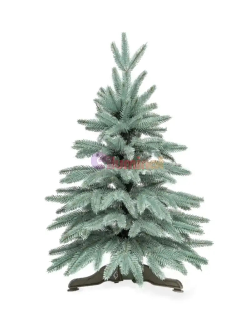 Brad Artificial De Craciun 60Cm Nordic Blue 62 Ramuri Cu Ace 3D Aspect Natural Christmas Tree