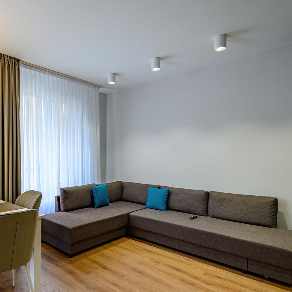 Spot Aplicat Rotund Fascicul Reglabil Alb Dulie GU10 Ø94x125mm led ceiling light