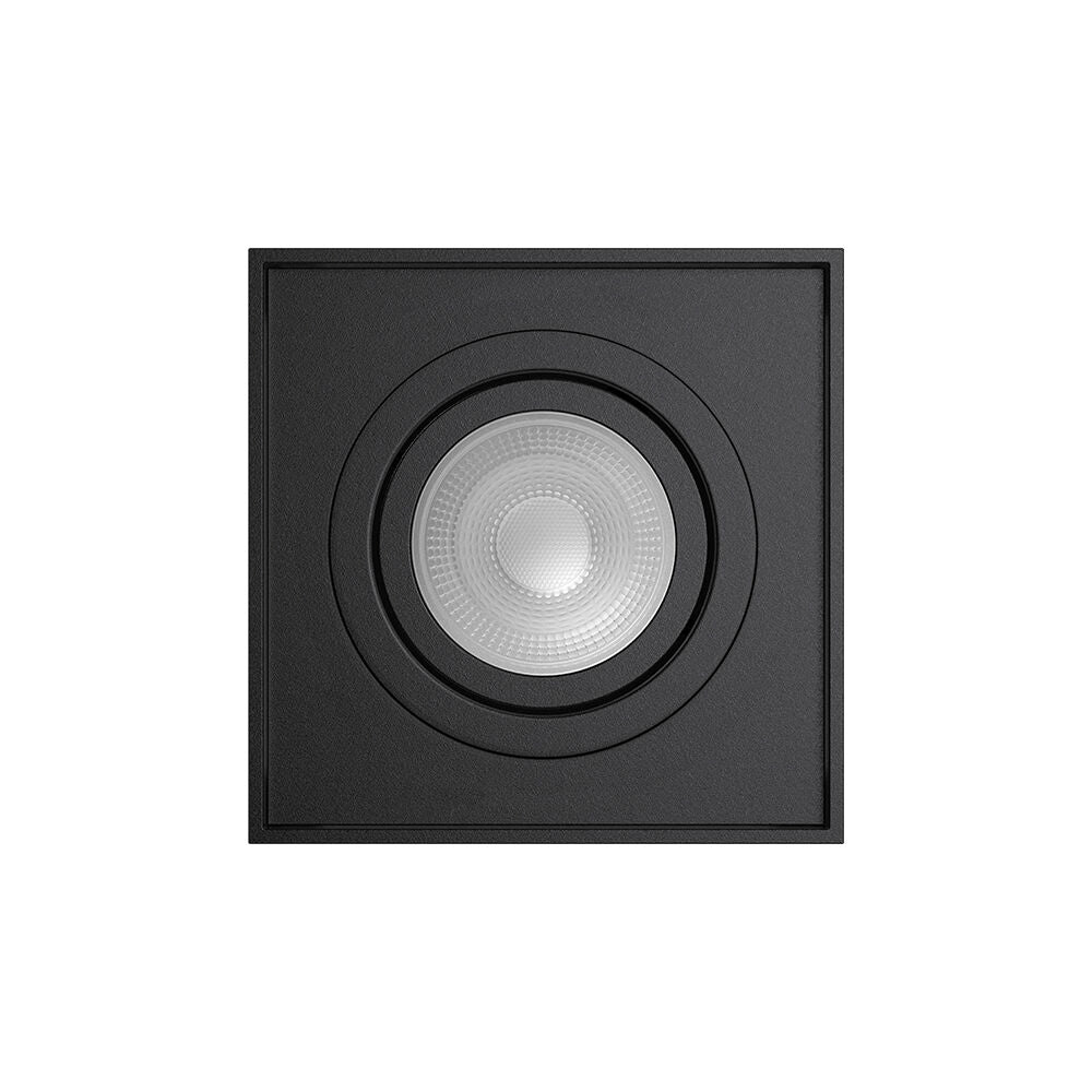 Spot Aplicat Dreptunghiular Negru Dulie GU10 12.5CM SPOT LED APLICAT / GU10 / NEAGRA led ceiling light