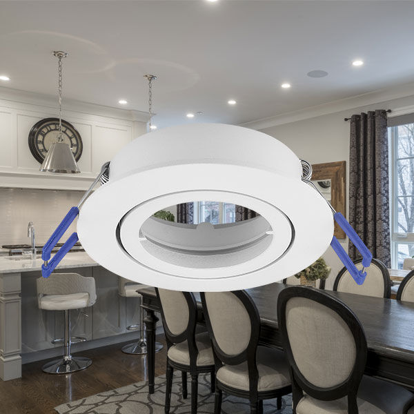 Spot Incastrat Rotund Fascicul Reglabil Alb Dulie MR16 Ø82x25mm led ceiling light