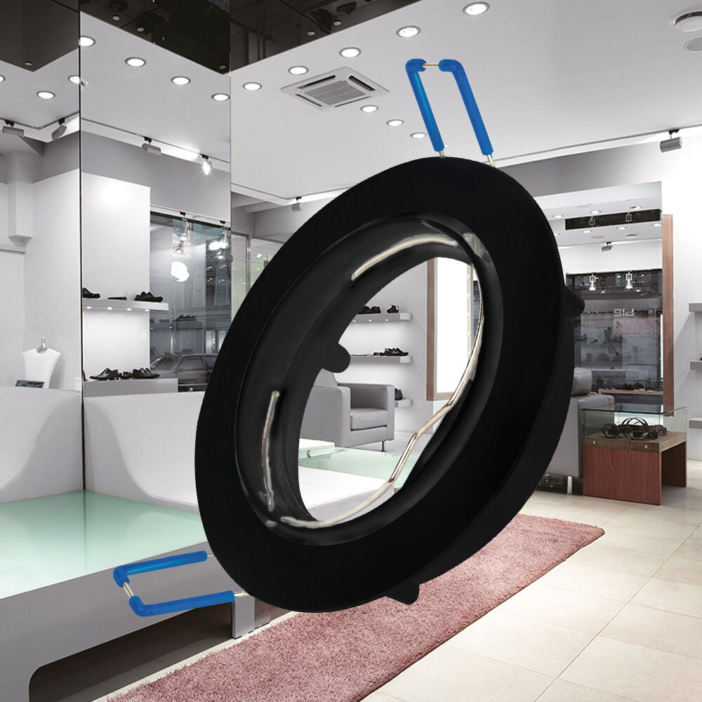 Spot Incastrat Rotund Fascicul Reglabil Negru Dulie MR16 Ø84x22mm led ceiling light