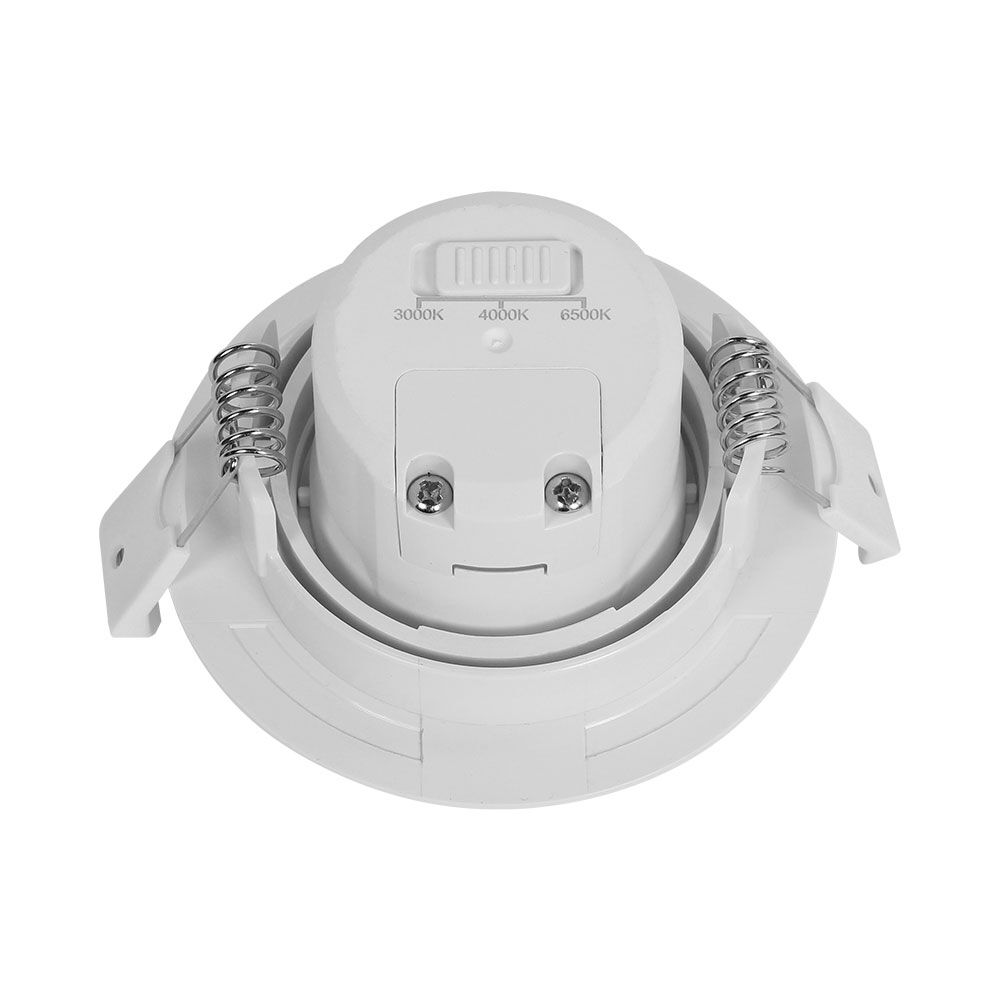 Spot LED Incastrabil Rotund Fascicul Reglabil Alb Dimabil cu 3 Lumini