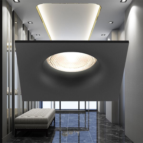 Spot Incastrat Patrat Negru Dulie MR16 L84xH37mm led ceiling light