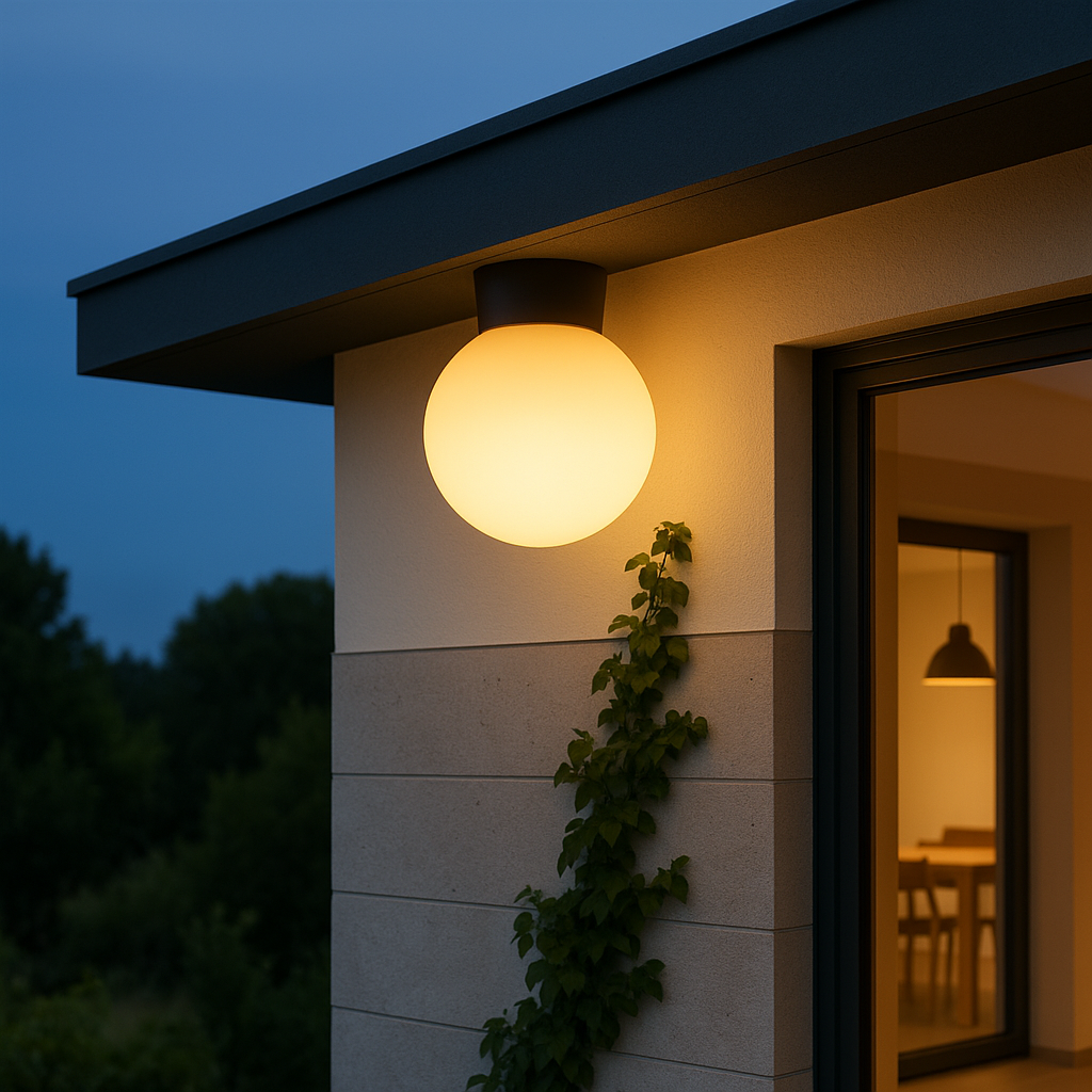 Aplica Tavan Exterior 1xE27 20CM NEAGRA / PLAFONIERA EXTERIOR Lighting Fixtures