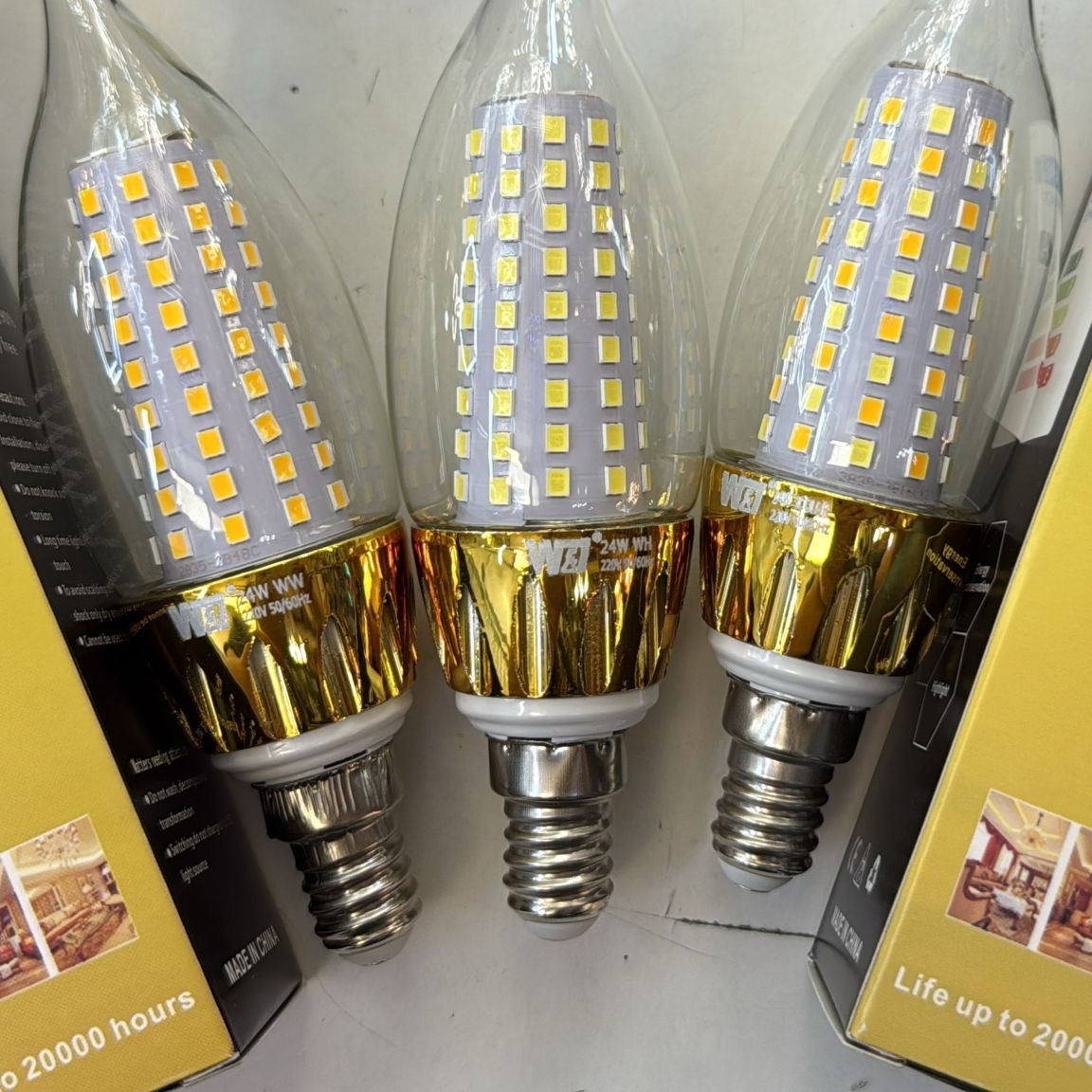 Bec LED E14 24W 6500k E14 / ALB RECE LED BULB