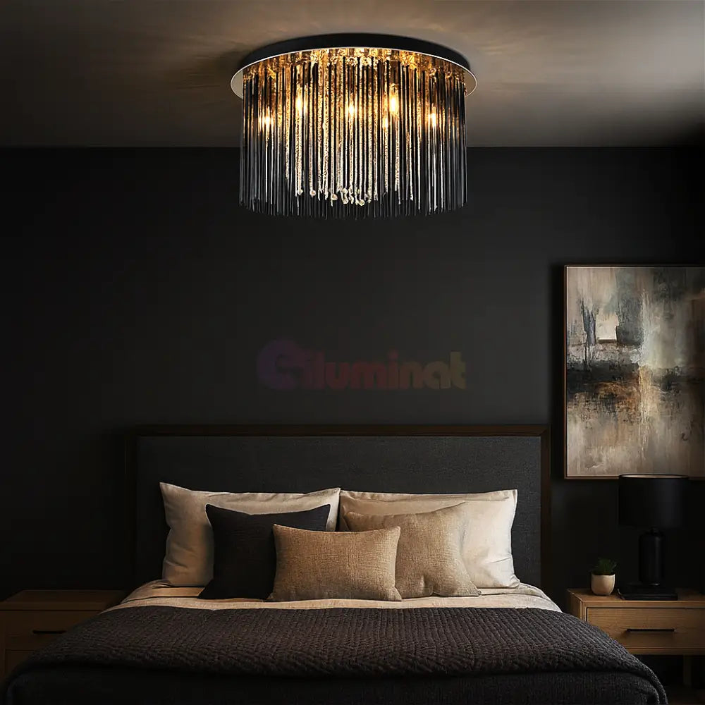 Candelabru Aplicat Cristal Luxury Black Beauty Chandeliers Crystal